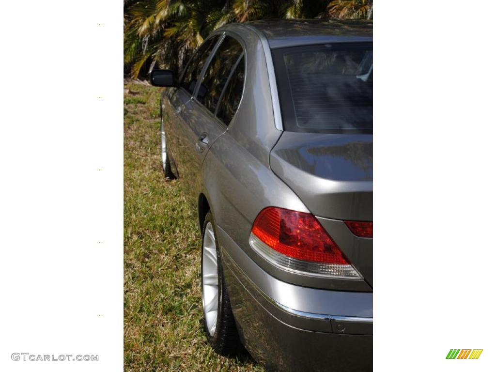 2002 7 Series 745Li Sedan - Titanium Grey Metallic / Flannel Grey photo #12
