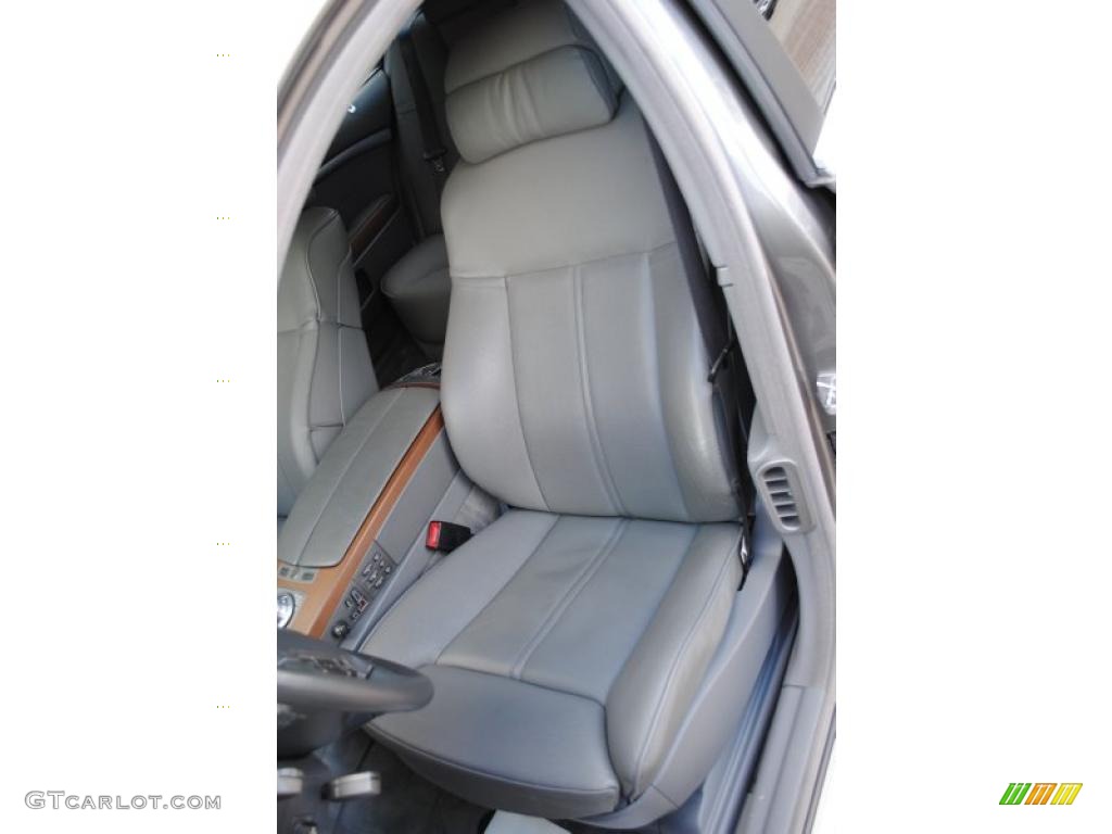 2002 7 Series 745Li Sedan - Titanium Grey Metallic / Flannel Grey photo #16