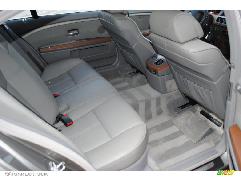 2002 7 Series 745Li Sedan - Titanium Grey Metallic / Flannel Grey photo #22