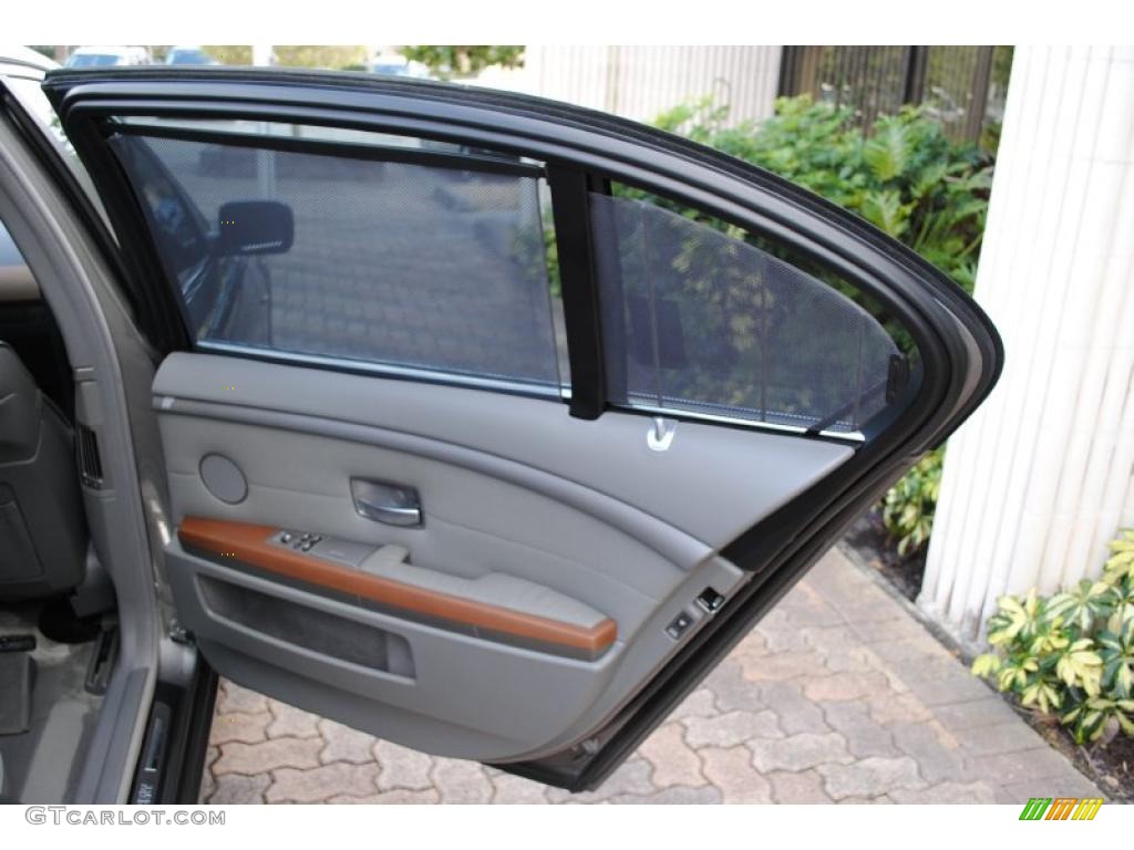 2002 7 Series 745Li Sedan - Titanium Grey Metallic / Flannel Grey photo #25