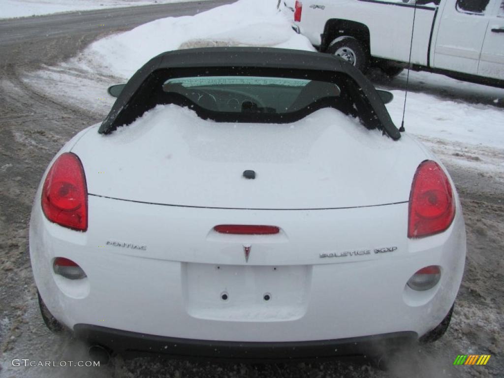 2007 Solstice GXP Roadster - Pure White / Ebony photo #3