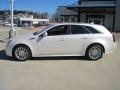 2010 White Diamond Tricoat Cadillac CTS 3.0 Sport Wagon  photo #3