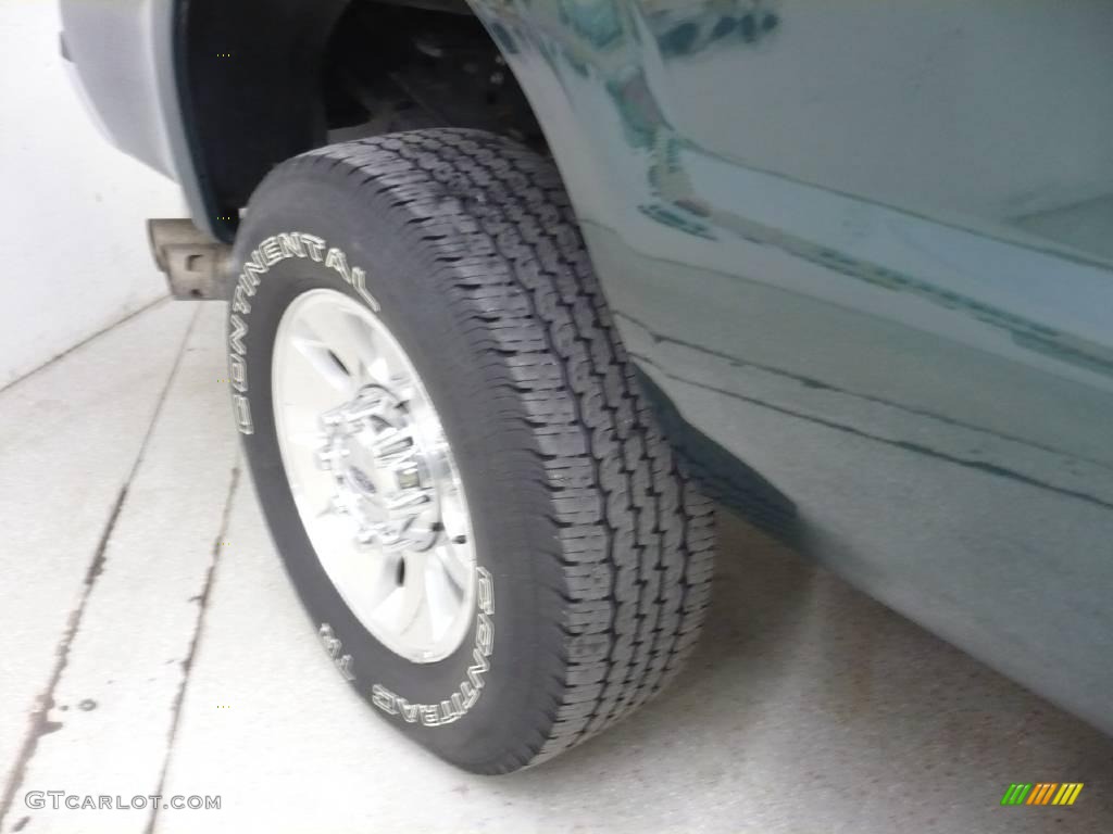 2008 F350 Super Duty Lariat Crew Cab 4x4 - Forest Green Metallic / Camel photo #37