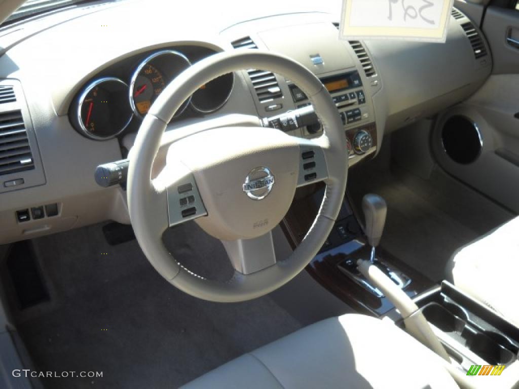 2006 Altima 2.5 SL - Super Black / Charcoal/Gray photo #10