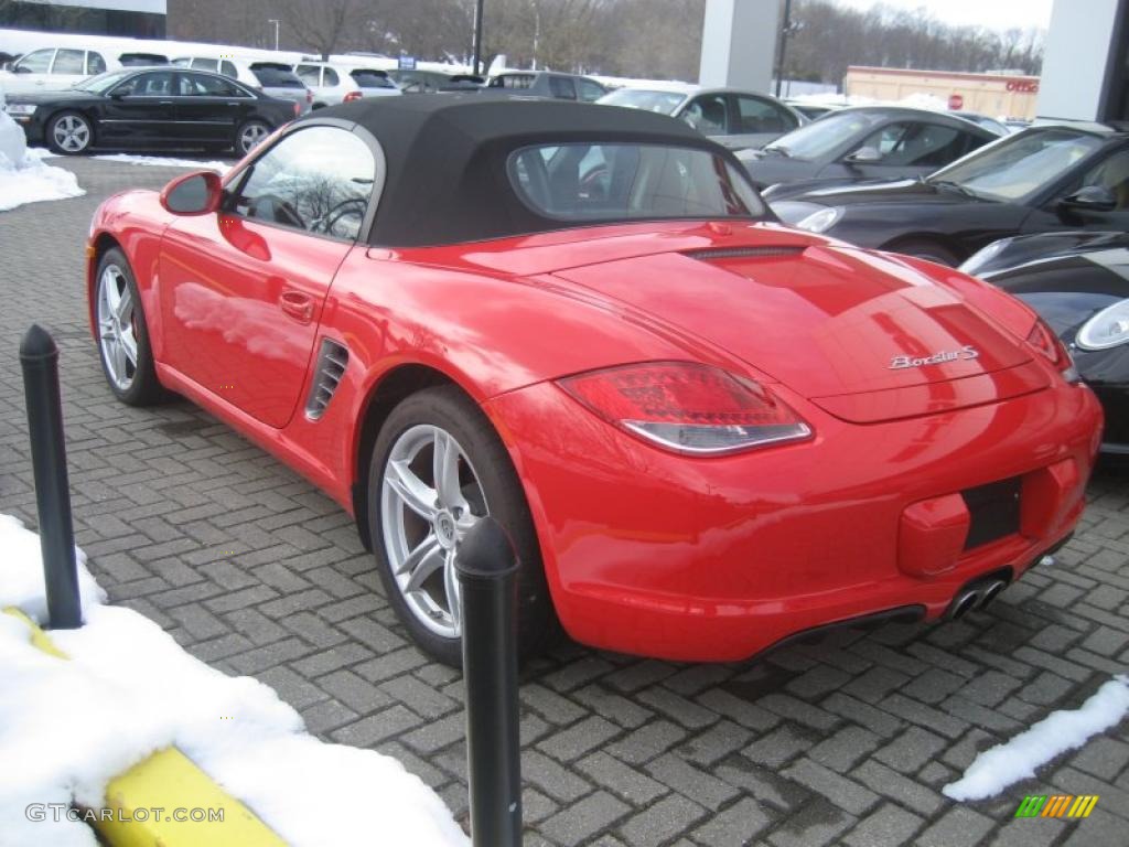 2009 Boxster S - Guards Red / Black photo #3