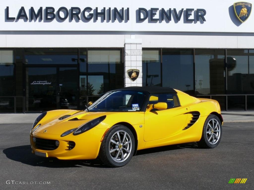 2005 Elise  - Saffron Yellow / Black photo #1