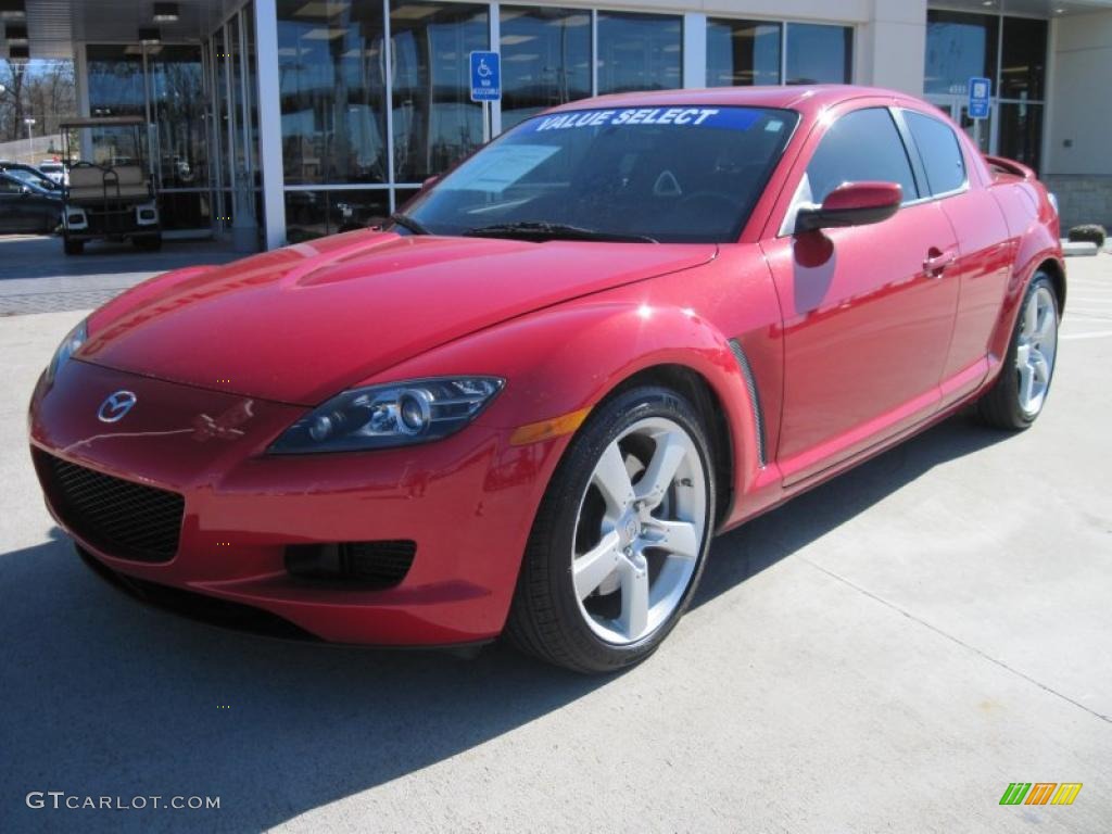 2006 RX-8  - Velocity Red Mica / Black photo #1