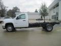 Summit White - Sierra 3500HD Work Truck Regular Cab Dually Chassis Photo No. 3