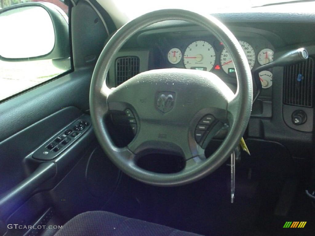 2003 Ram 1500 SLT Quad Cab 4x4 - Bright White / Dark Slate Gray photo #16