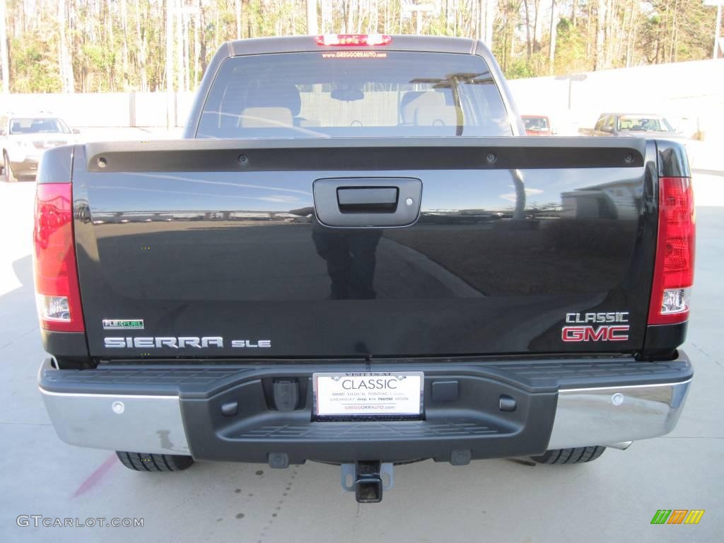 2010 Sierra 1500 SLE Texas Edition Crew Cab - Carbon Black Metallic / Very Dark Cashmere/Light Cashmere photo #6