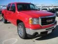 2010 Fire Red GMC Sierra 1500 SLE Crew Cab  photo #2