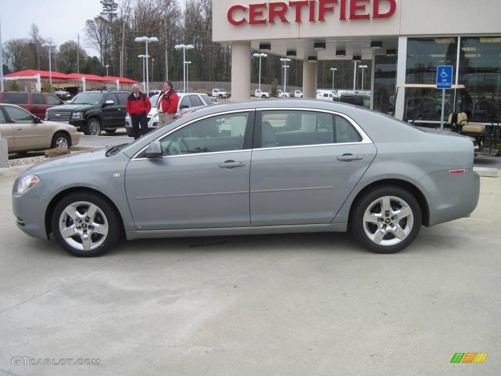 2008 Malibu LT Sedan - Golden Pewter Metallic / Cocoa/Cashmere Beige photo #3