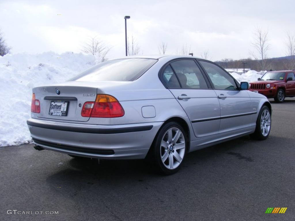 2001 3 Series 325i Sedan - Titanium Silver Metallic / Grey photo #5