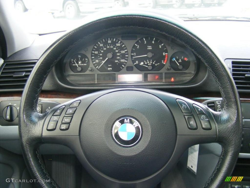 2001 3 Series 325i Sedan - Titanium Silver Metallic / Grey photo #10