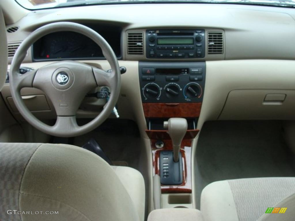 2007 Corolla LE - Impulse Red Pearl / Beige photo #9