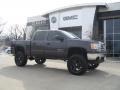 2010 Storm Gray Metallic GMC Sierra 1500 SLE Crew Cab 4x4  photo #2