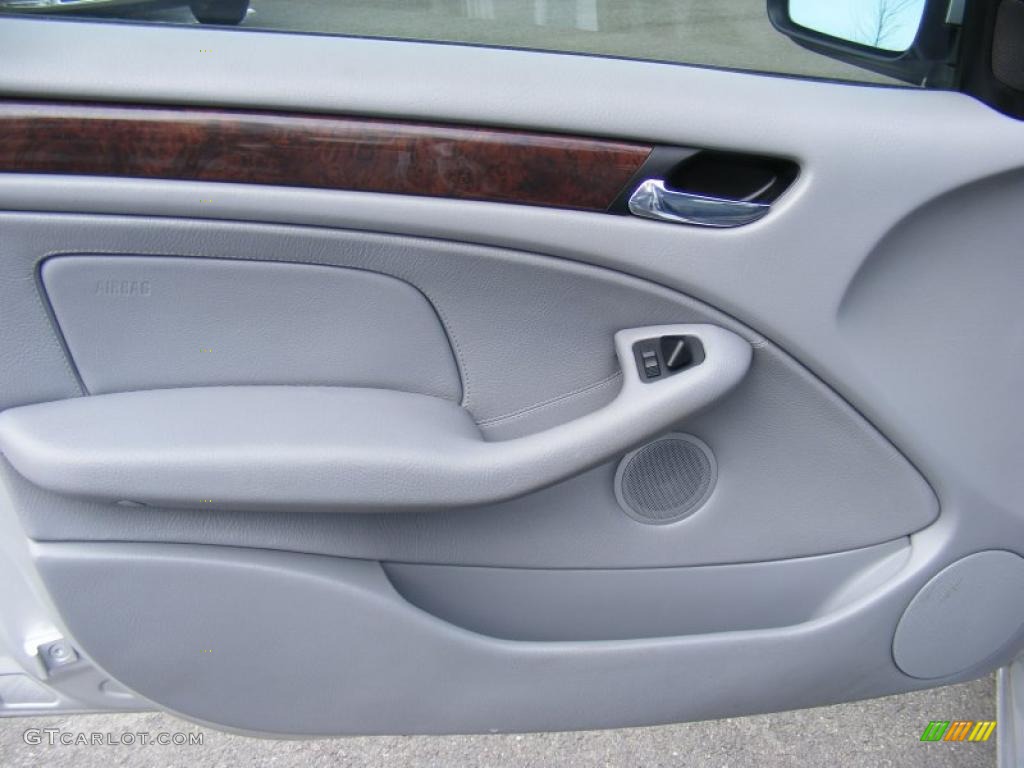 2001 3 Series 325i Sedan - Titanium Silver Metallic / Grey photo #36