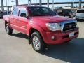 2007 Radiant Red Toyota Tacoma V6 SR5 PreRunner Double Cab  photo #2