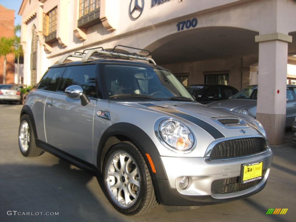 2007 Cooper S Hardtop - Pure Silver Metallic / Rooster Red/Carbon Black photo #1