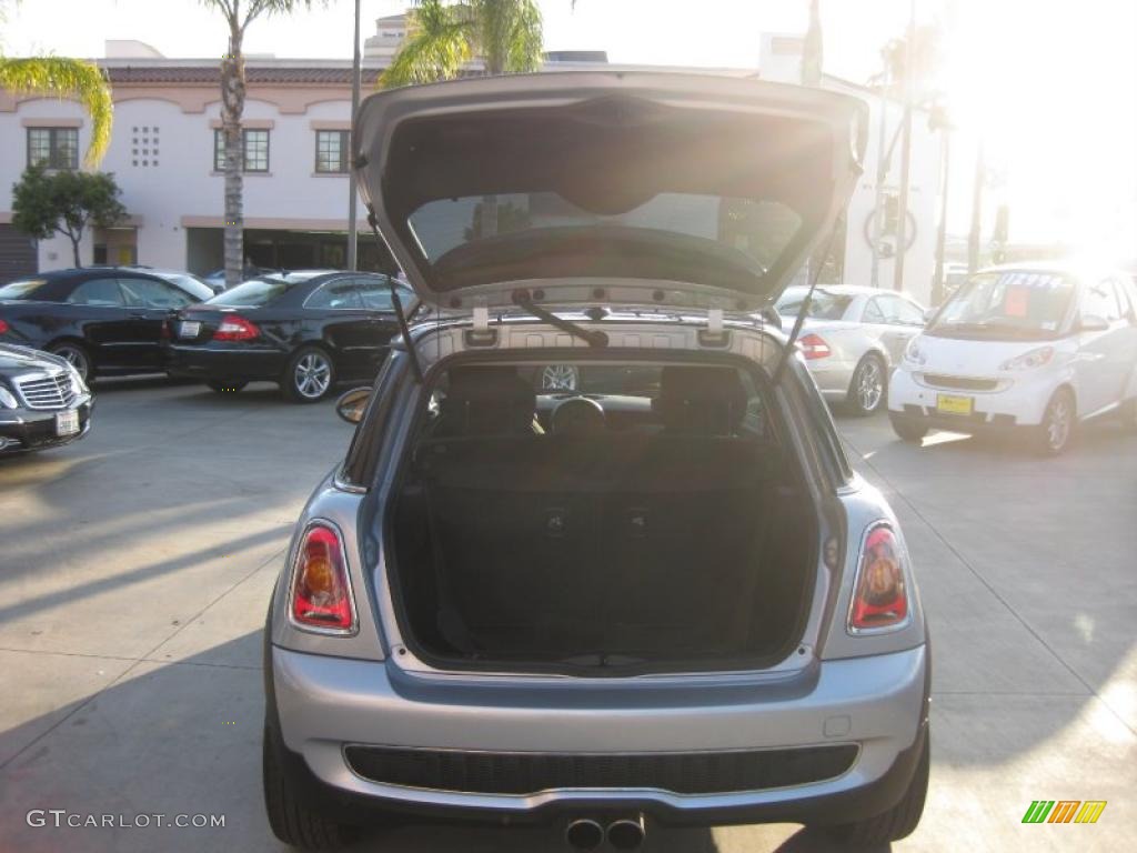 2007 Cooper S Hardtop - Pure Silver Metallic / Rooster Red/Carbon Black photo #5