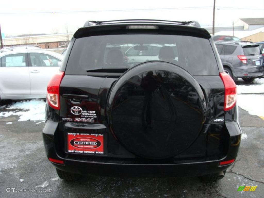 2008 RAV4 4WD - Black / Ash photo #4