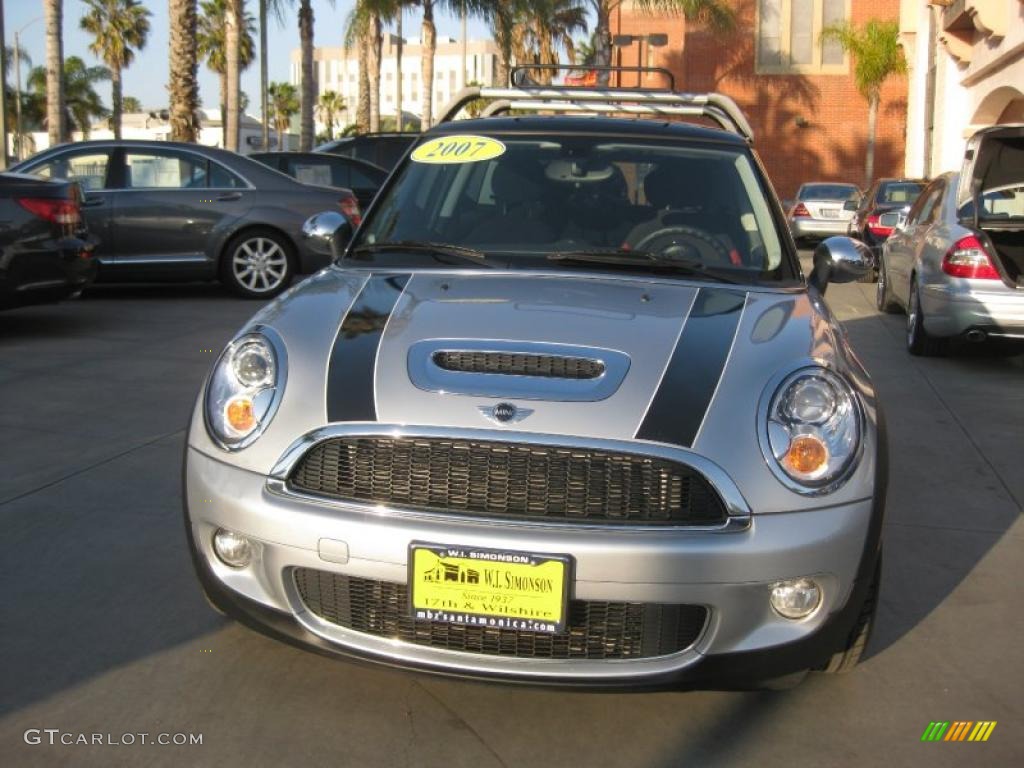 2007 Cooper S Hardtop - Pure Silver Metallic / Rooster Red/Carbon Black photo #10