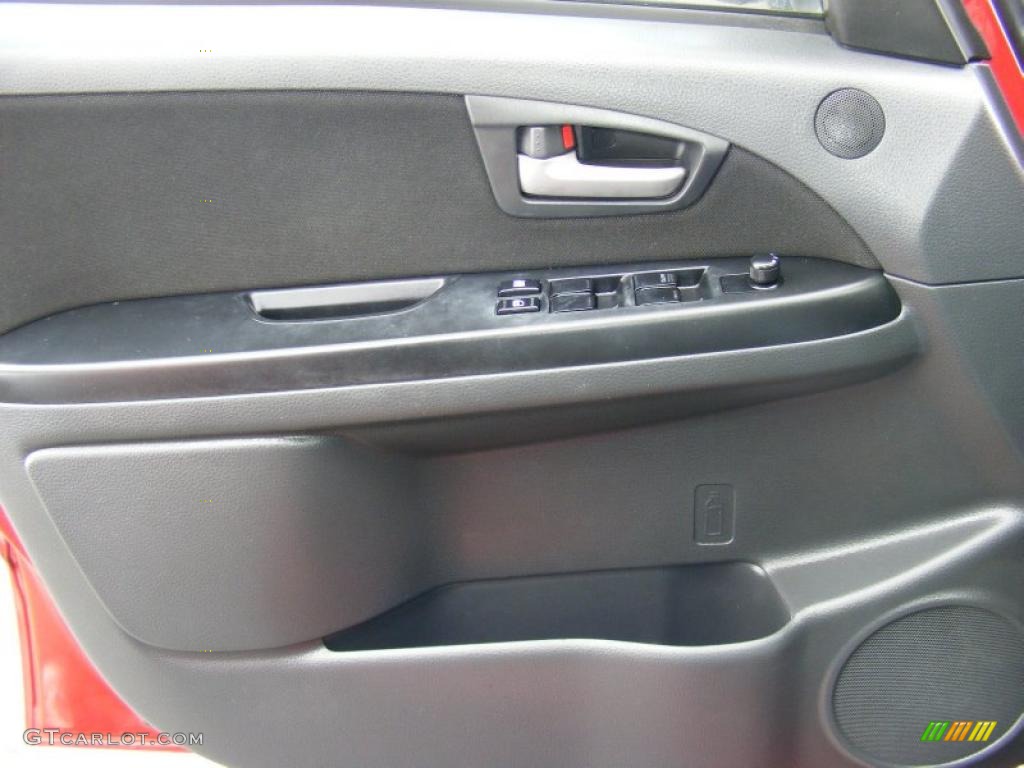 2007 SX4 Convenience AWD - Sunlight Copper Pearl / Black photo #30