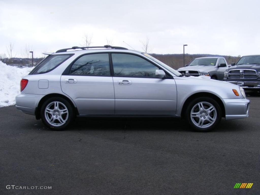 Platinum Silver Metallic 2003 Subaru Impreza WRX Wagon Exterior Photo #26010357