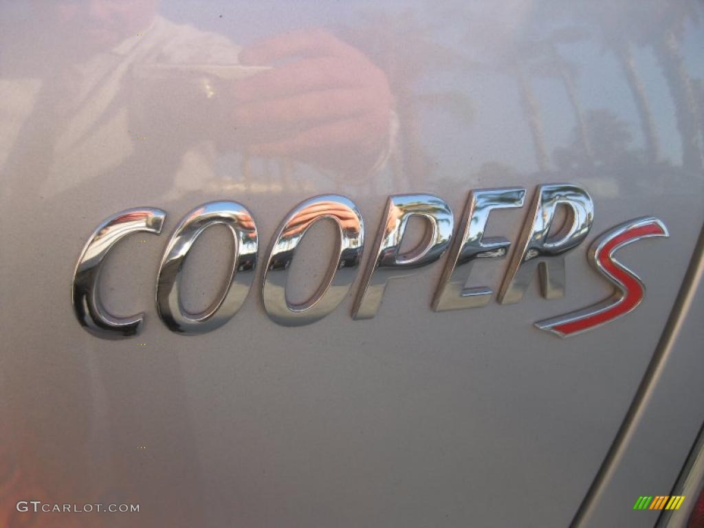 2007 Cooper S Hardtop - Pure Silver Metallic / Rooster Red/Carbon Black photo #34