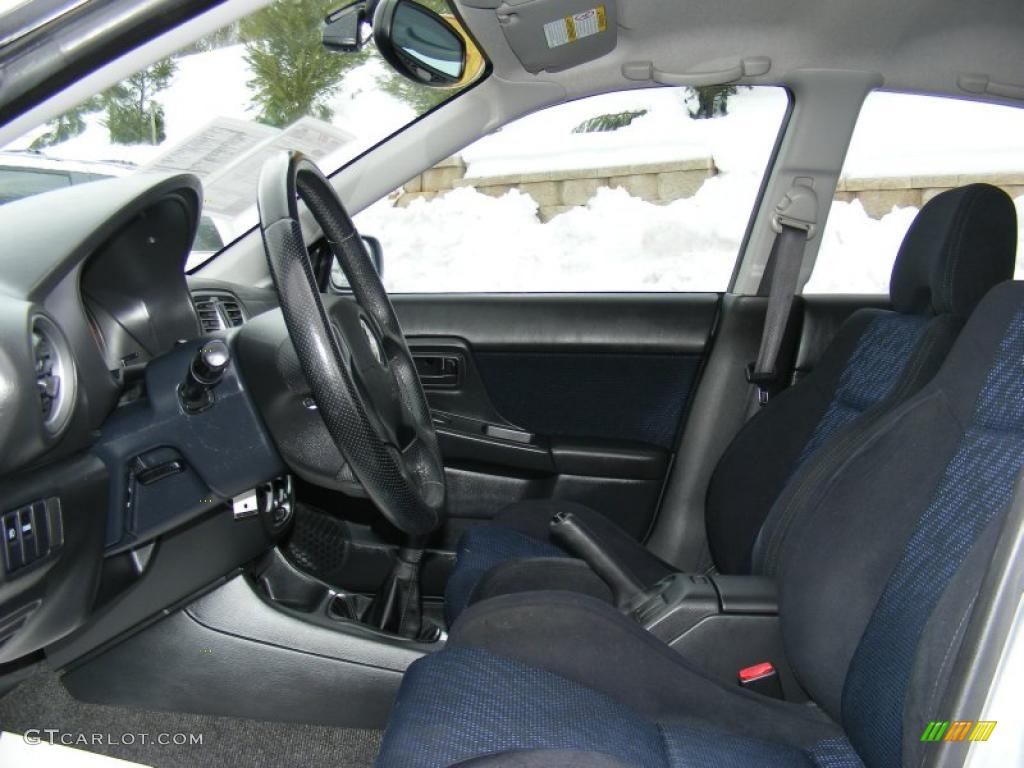 Grey/Blue Interior 2003 Subaru Impreza WRX Wagon Photo #26010621