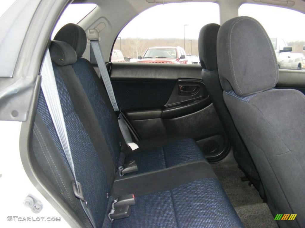 Grey/Blue Interior 2003 Subaru Impreza WRX Wagon Photo #26010909