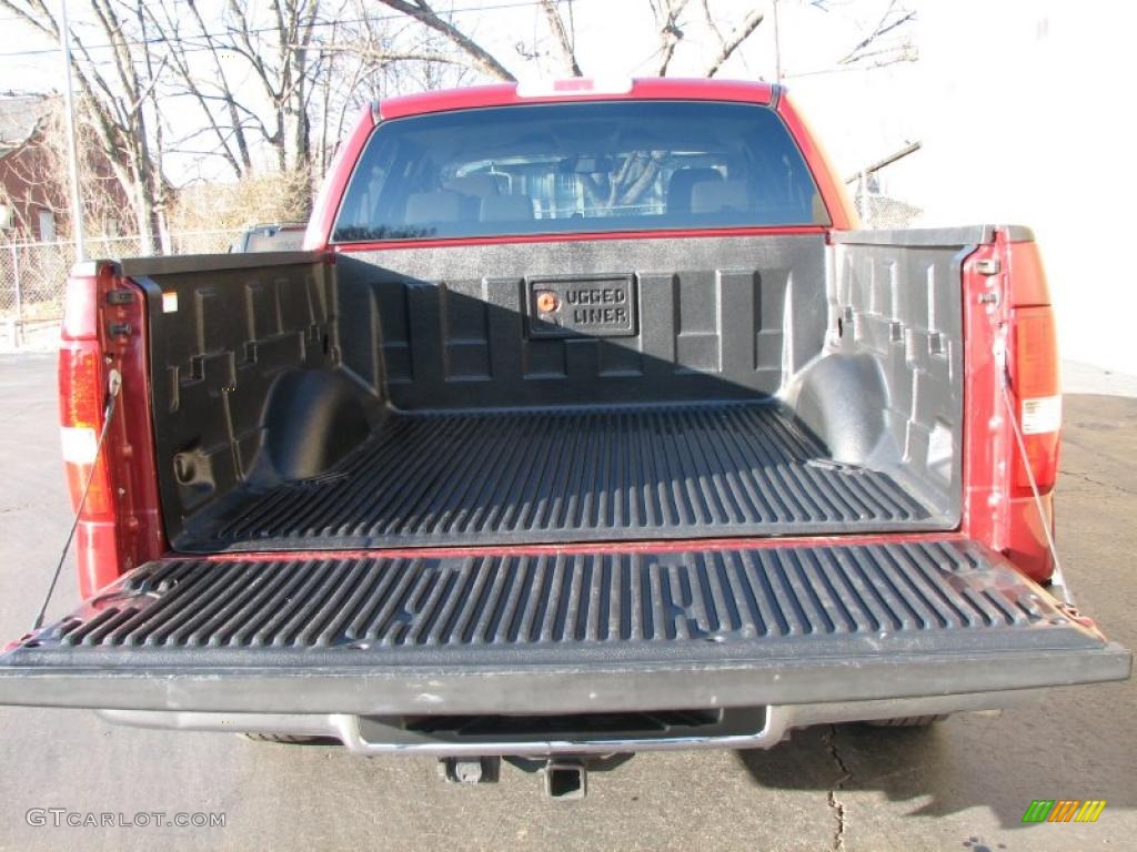 2006 F150 XLT SuperCrew - Dark Toreador Red Metallic / Tan photo #10