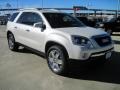 2010 White Diamond Tricoat GMC Acadia SLT  photo #2