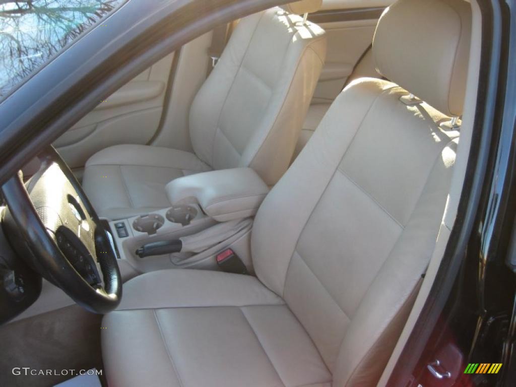 2005 3 Series 325i Sedan - Jet Black / Sand photo #16