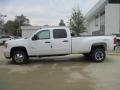 Summit White - Sierra 3500HD SLT Crew Cab 4x4 Dually Photo No. 3
