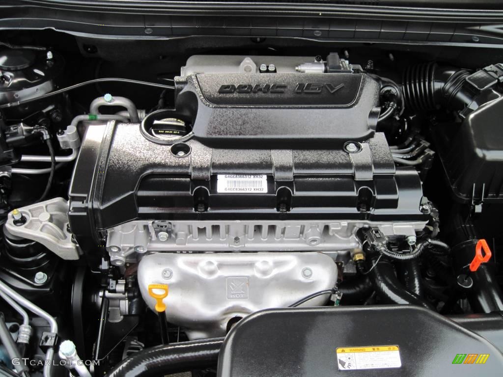 2009 Elantra SE Sedan - Black Pearl / Gray photo #14