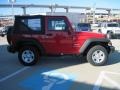 2010 Flame Red Jeep Wrangler Sport 4x4  photo #4
