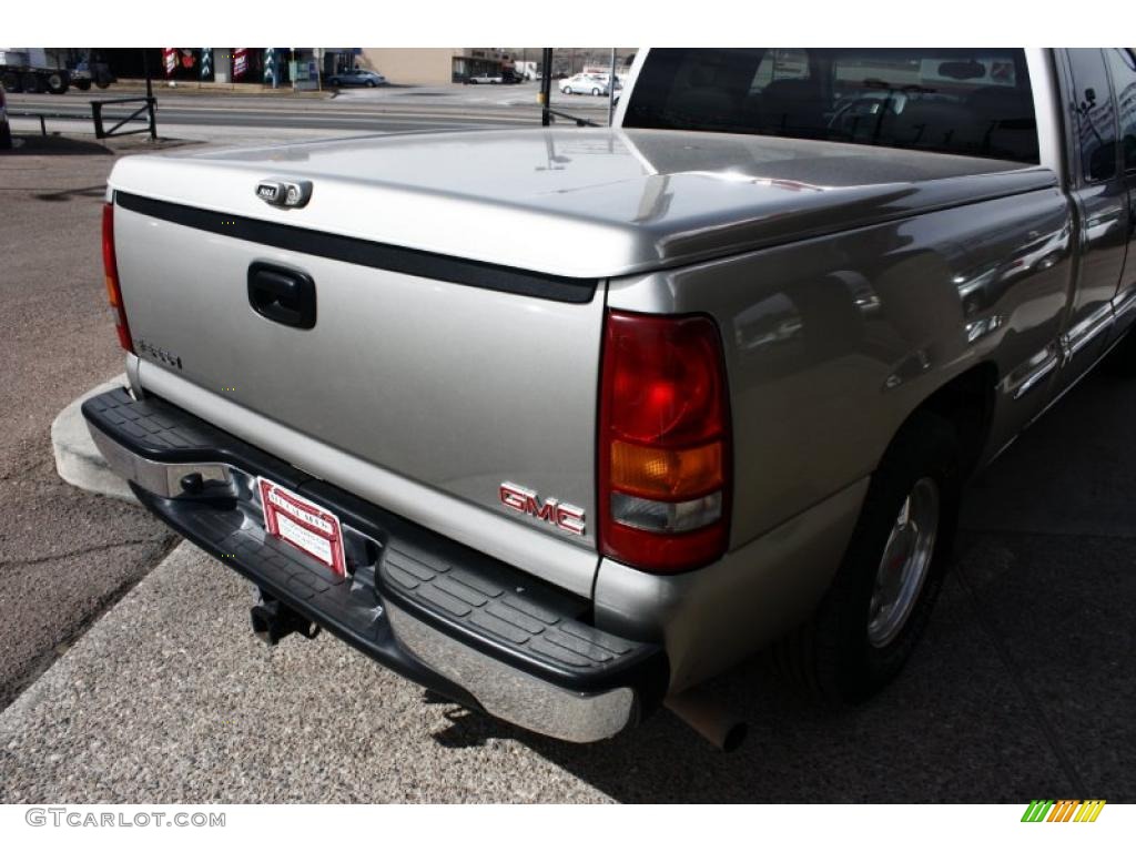 1999 Sierra 1500 SLT Extended Cab - Pewter Metallic / Gray photo #15