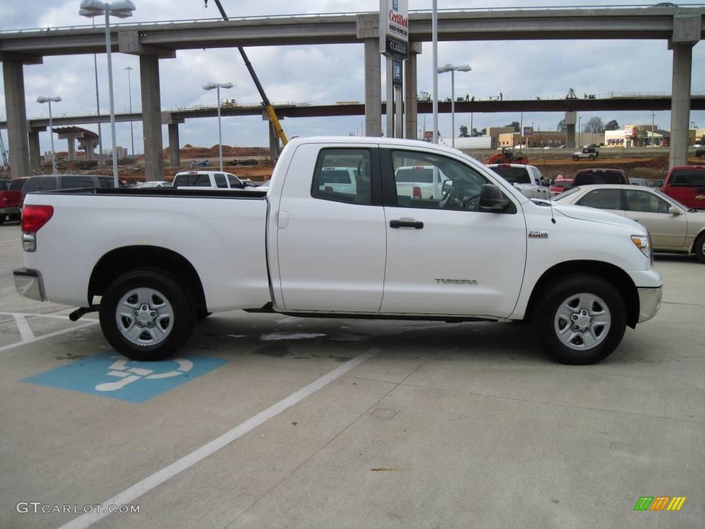 2008 Tundra Double Cab - Super White / Beige photo #4