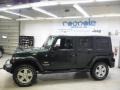 2010 Natural Green Pearl Jeep Wrangler Unlimited Sahara 4x4  photo #1