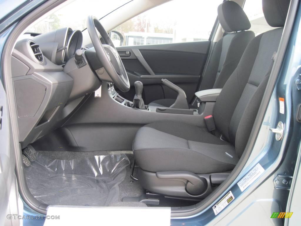 2010 MAZDA3 i SV 4 Door - Gunmetal Blue Mica / Black photo #7