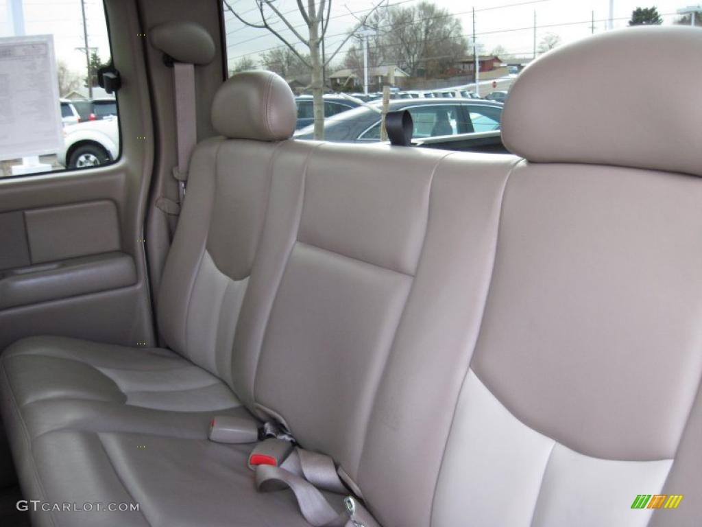 2003 Sierra 1500 Denali Extended Cab AWD - Pewter Metallic / Sandstone photo #13