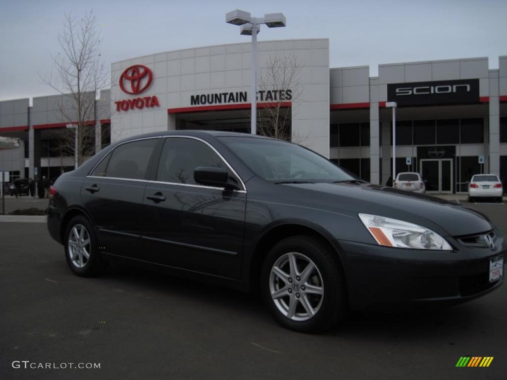 2004 Accord EX V6 Sedan - Graphite Pearl / Gray photo #1