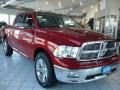 2010 Inferno Red Crystal Pearl Dodge Ram 1500 Big Horn Crew Cab 4x4  photo #1