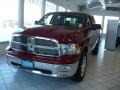 2010 Inferno Red Crystal Pearl Dodge Ram 1500 Big Horn Crew Cab 4x4  photo #25