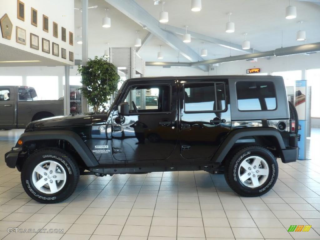 Black Jeep Wrangler Unlimited