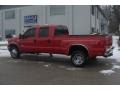 2006 Red Clearcoat Ford F350 Super Duty Lariat FX4 Crew Cab 4x4 Dually  photo #2