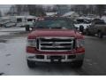 2006 Red Clearcoat Ford F350 Super Duty Lariat FX4 Crew Cab 4x4 Dually  photo #6