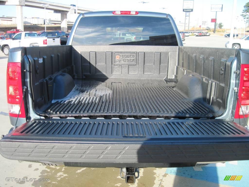 2008 Sierra 1500 SLE Extended Cab - Stealth Gray Metallic / Dark Titanium photo #7