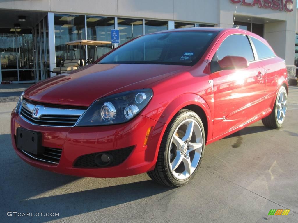 2008 Astra XR Coupe - Salsa Red / Charcoal photo #1